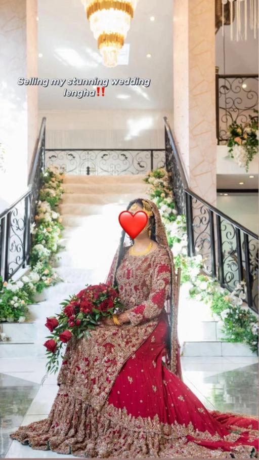 Buy & Sell Blackburn Blackburn with Darwen - Photos for Red Pakistani wedding lengha