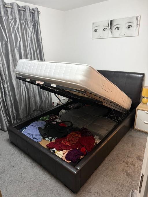 Buy & Sell Bescot Walsall - Photos for Double bed ottoman with mattress