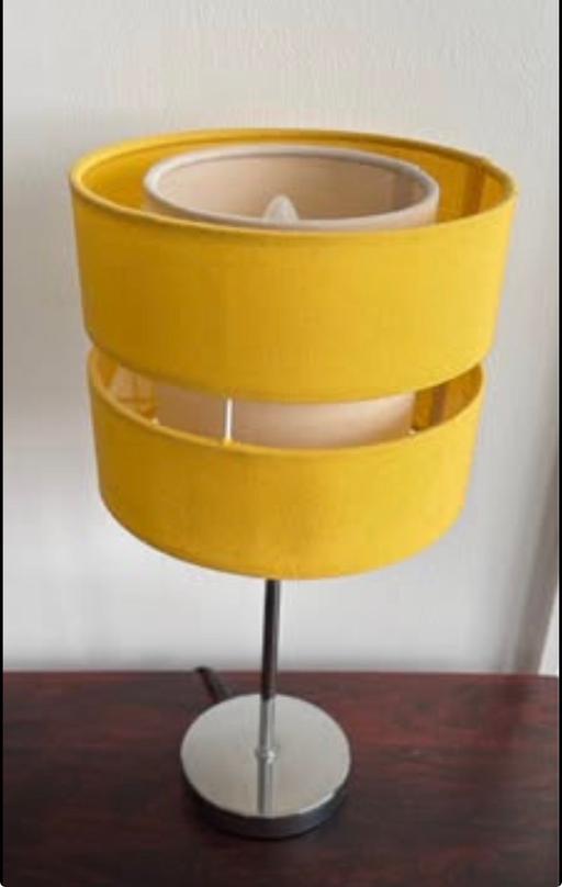 Buy & Sell Webheath Redditch - Photos for Table Lamp with Ochre Shade