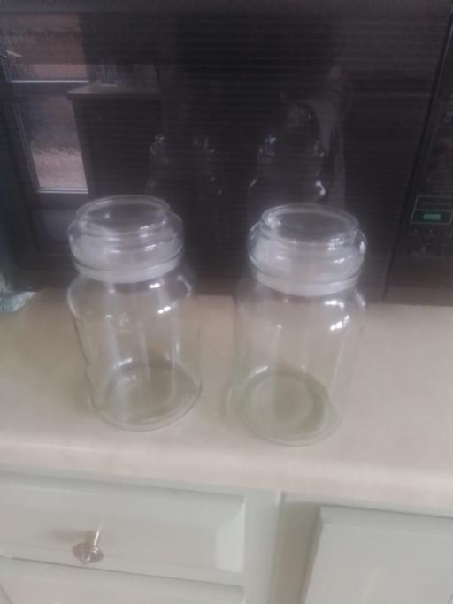Buy & Sell Streetly Walsall - Photos for TWO STORAGE JARS WITH LIDS