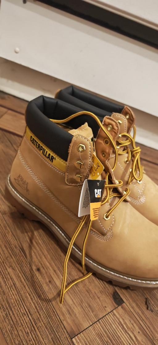 Buy & Sell Bournville Birmingham - Photos for Caterpillar Size 13 Men's Brown Leather Steel