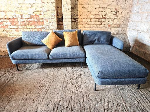 Buy & Sell Birmingham New Street Birmingham - Photos for dark grey fabric L shape sofa