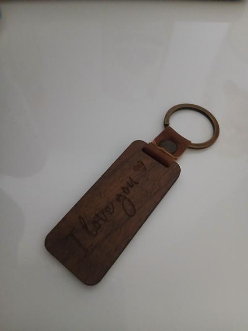 Buy & Sell Bradley Fold Trading Estate Bury - Photos for I Love You Wooden Keyring New