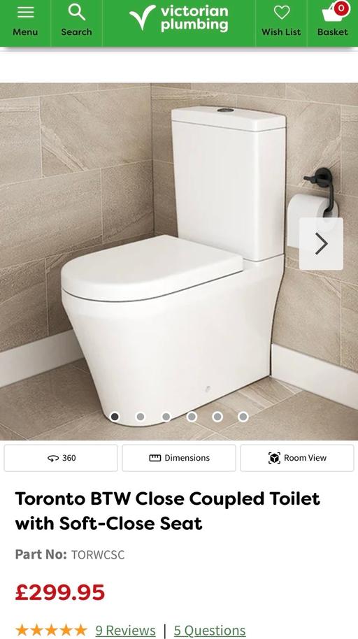 Buy & Sell Cheswick Green Solihull - Photos for Toronto BTW Close Coupled Toilet