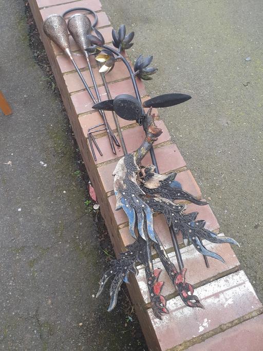 Buy & Sell Pensnett Dudley - Photos for Black Metal - Hook, Flowers, 2 Cones & Dragon
