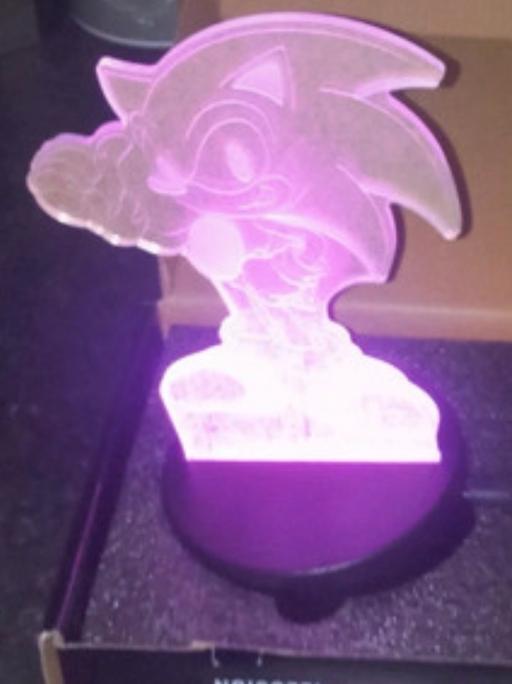 Buy & Sell Yardley Wood Birmingham - Photos for New Sonic Hedgehog 3D Illusion Lamp