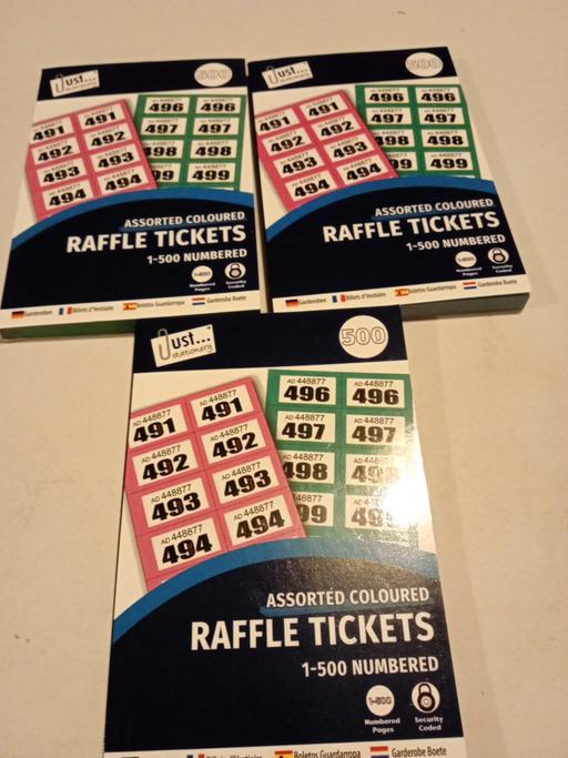 Buy & Sell Ingoldmells East Lindsey - Photos for £2 lot of RAFFLE TICKETS