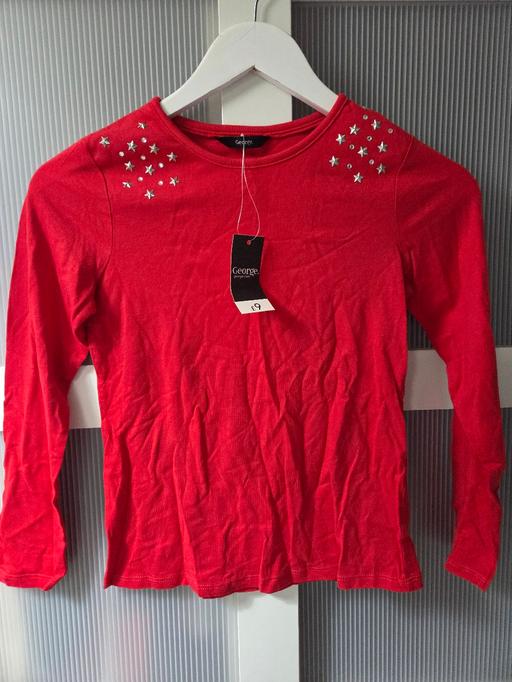 Buy & Sell Weston Point Halton - Photos for 🌟NEW🌟 Age 9-10 GEORGE red long sleeve top