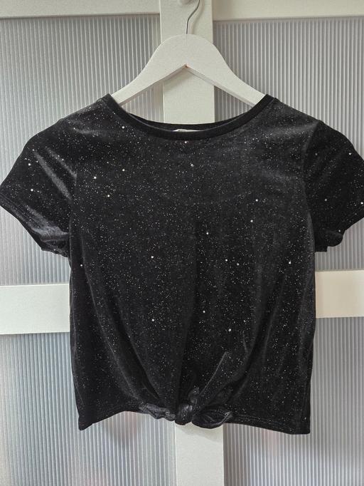Buy & Sell Weston Point Halton - Photos for Age 8-10 H&M black & silver velvet top