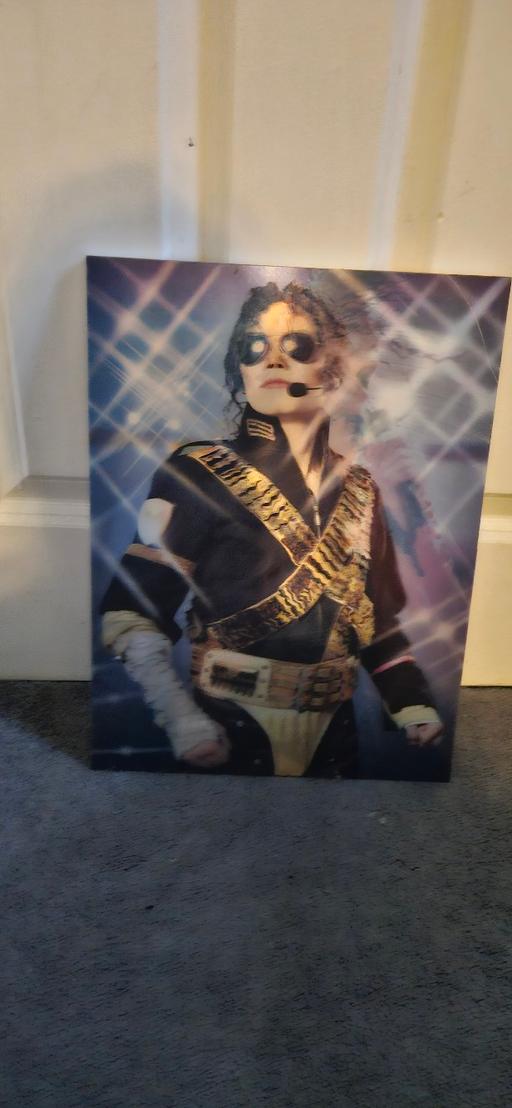 Buy & Sell Upper Gornal Dudley - Photos for Michael jackson holograph 3 d wall plaque