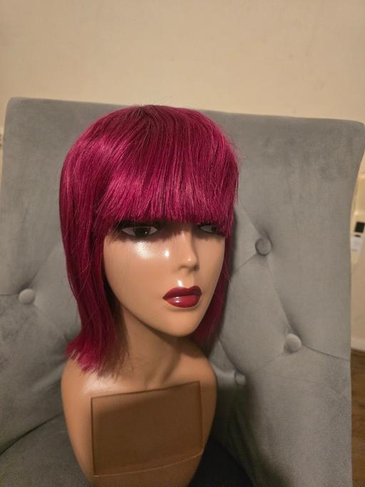 Buy & Sell Oadby Oadby and Wigston - Photos for Short Magenta Wine Colour & Hot Pink Bob Frin
