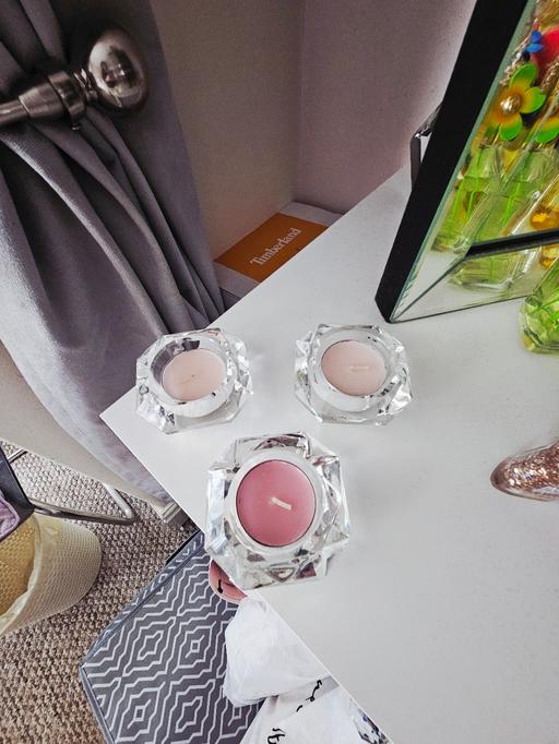 Buy & Sell Newton Doncaster - Photos for Crystal style candle holders + candles