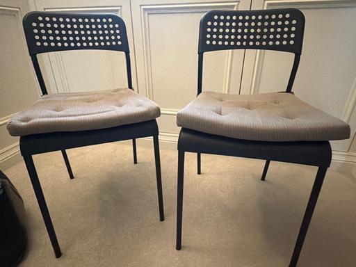 Buy & Sell Streetly Walsall - Photos for 2 x ikea chairs with seat cushion