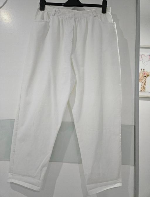 Buy & Sell Weston Point Halton - Photos for Size 14 white cotton trousers
