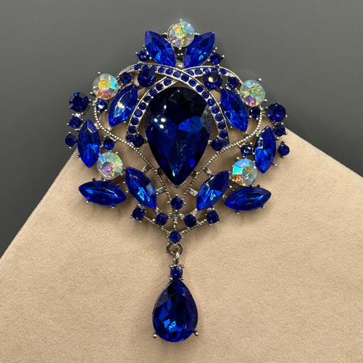 Buy & Sell Tyseley Birmingham - Photos for Huge Sapphire Blue Statement Brooch
