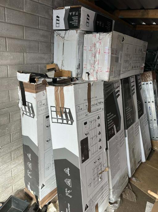 Buy & Sell Darlaston Walsall - Photos for PLASTIC GARAGE SHELVING UNITS JOB LOT X 10