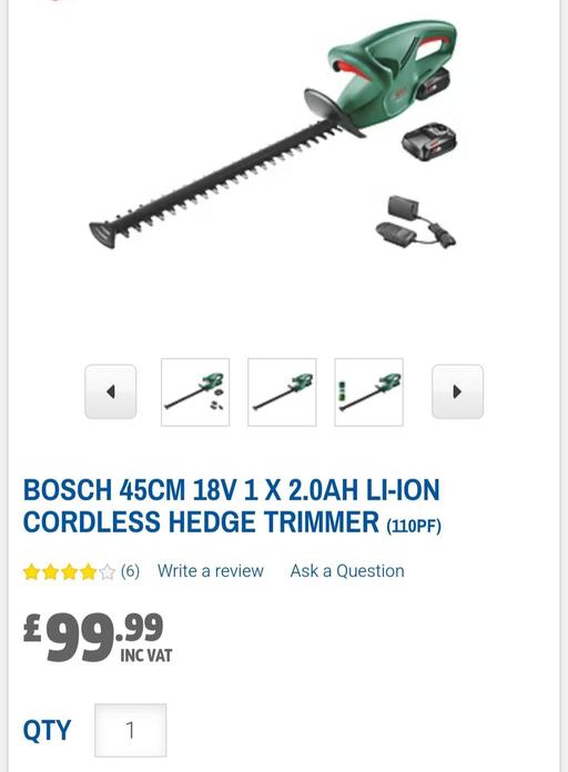 Buy & Sell Brockmoor Dudley - Photos for bosch Easy hedge cut 18