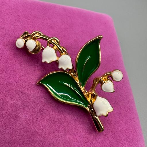 Buy & Sell Tyseley Birmingham - Photos for Lovely Snowdrop Enamel Brooch
