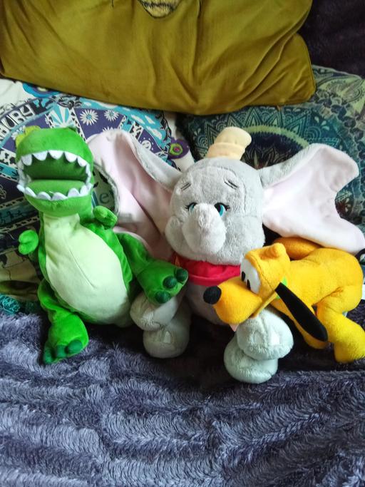 Buy & Sell Wetwang East Riding of Yorkshire - Photos for 3 Disney cuddly toys Dumbo Pluto and Rex