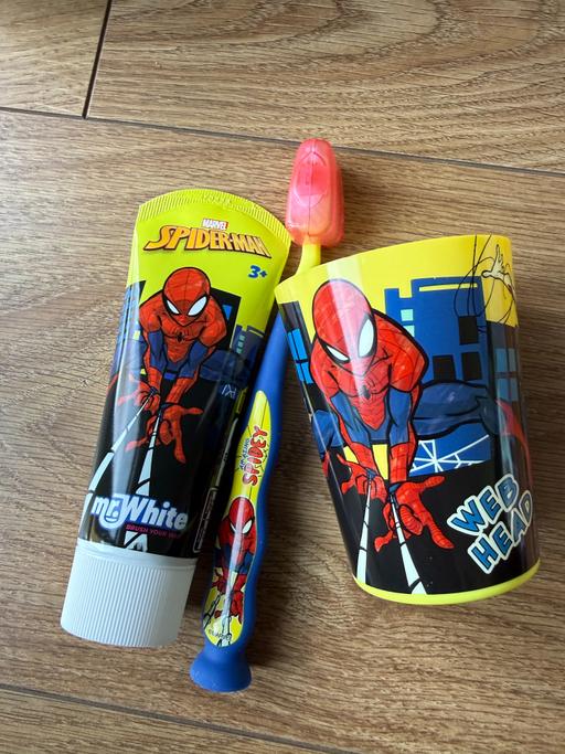 Buy & Sell Leicester City Centre Leicester - Photos for 2 x Marvel Spiderman Kids Toothbrush Set