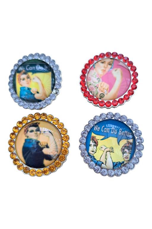 Buy & Sell Newtown Blaenau Gwent - Photos for Rosie the Riveter female U.S.A. icon brooch