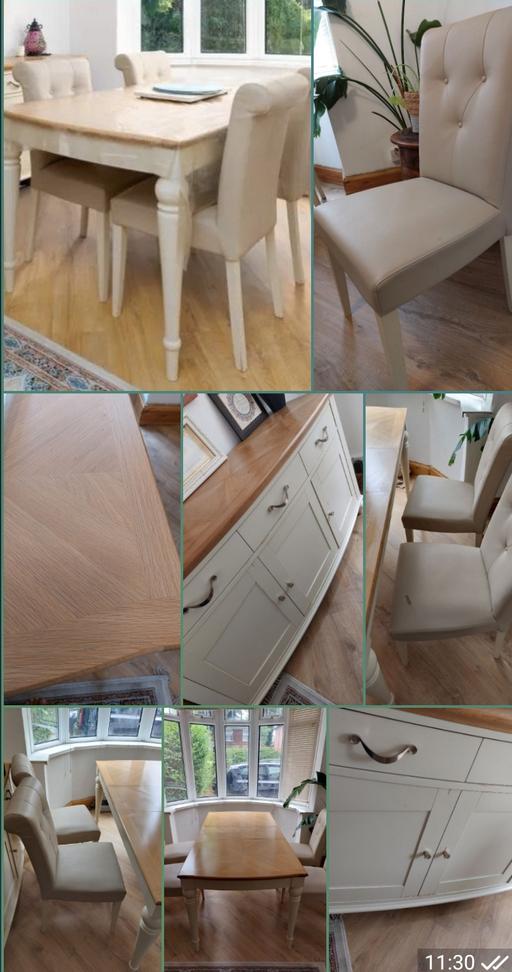 Buy & Sell Bournbrook Birmingham - Photos for ncf dining table and leather chairs&cabinet