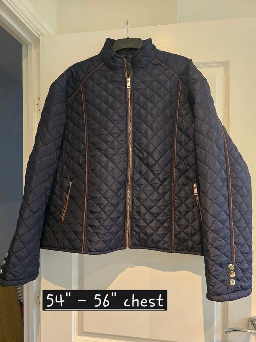 Buy & Sell Oldbury Sandwell - Photos for Ladies navy quilted jacket 5XL