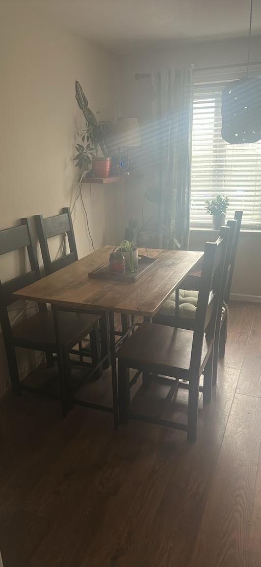 Buy & Sell Northfield Birmingham - Photos for Wooden console/ dining table and chairs