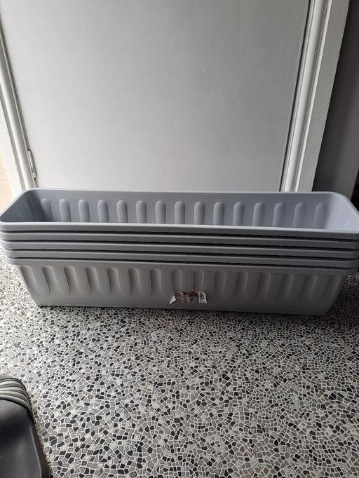 Buy & Sell Park Hill Sheffield - Photos for 5x gray garden pots