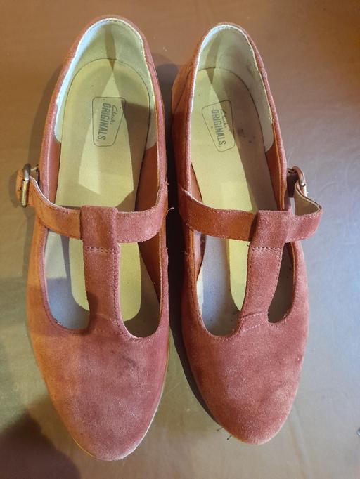 Buy & Sell Radcliffe Bury - Photos for clarks ladies rustic red suede shoes size 7