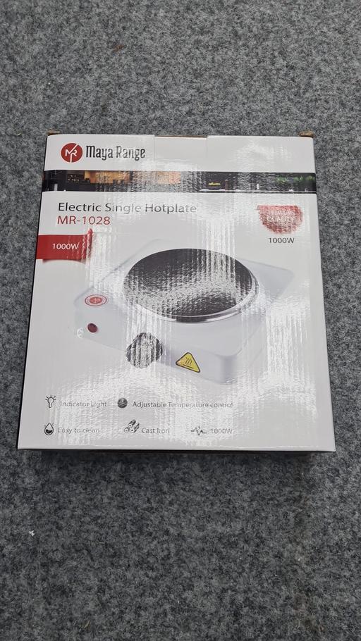 Buy & Sell Yardley Birmingham - Photos for Electric Single Hotplate – 1000W Cast‑Iron