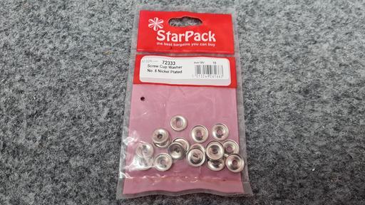 Buy & Sell Yardley Birmingham - Photos for No. 8 Screw Cup Washers – Nickel‑Plated