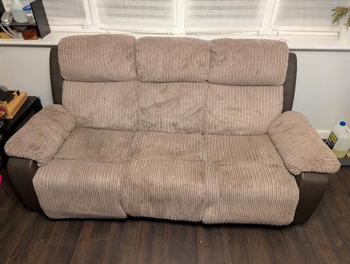Buy & Sell Pilgrims Hatch Brentwood - Photos for Argos Home Bradley Fabric 3 Seater Recliner S