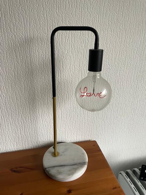 Buy & Sell Minworth Trade Park Birmingham - Photos for Table lamp with love bulb