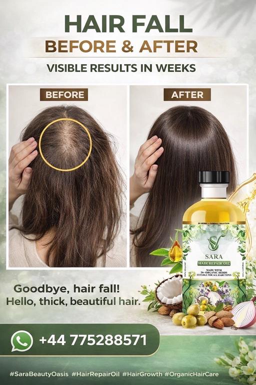 Buy & Sell Charing Cross Central London - Photos for Sara repair hair oil 100 ml for hairfall 