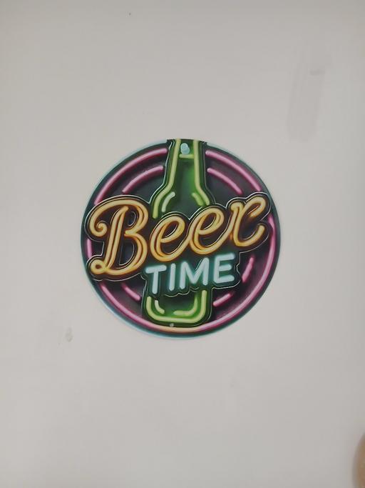 Buy & Sell Bradley Fold Trading Estate Bury - Photos for Beer Time Metal Plaque Good Con