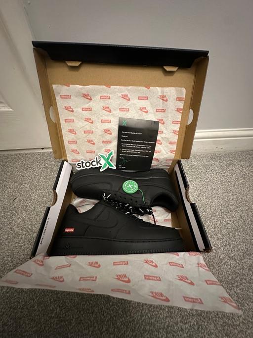Buy & Sell Birmingham Birmingham - Photos for AF1 black supreme size 8.5