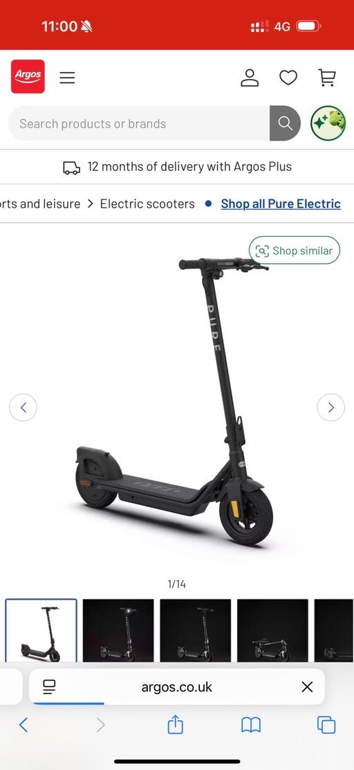 Buy & Sell Miry Lane Industrial Estate Wigan - Photos for Pure pro air 5 scooter