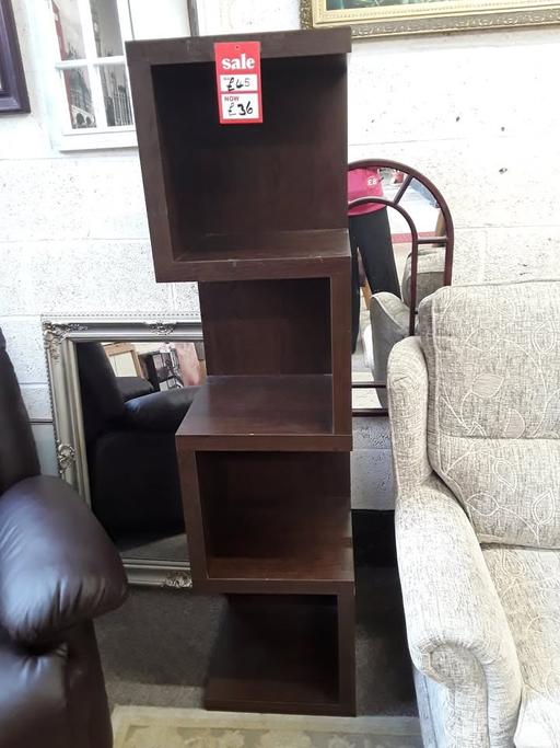 Buy & Sell Saint Pauls Trading Estate Tameside - Photos for Dark oak-effect display shelving unit