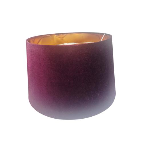 Buy & Sell Willenhall Walsall - Photos for Lampshade Burgundy Velvet Brushed Gold Drum L
