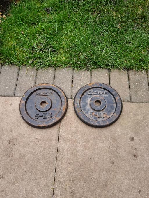 Buy & Sell Hasbury Dudley - Photos for 2 x 5kg domyos cast weights
