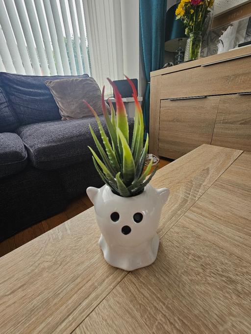 Buy & Sell Newton Doncaster - Photos for Small ceramic pot and faux plant.