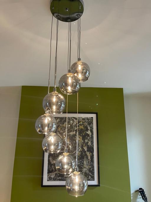 Buy & Sell Rotherham Rotherham - Photos for Waterfall 7 light ceiling pendant light.