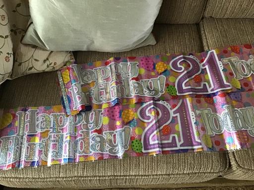 Buy & Sell Essington Wolverhampton - Photos for 21 st birthday banner