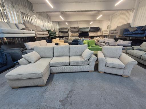 Buy & Sell Cheslyn Hay South Staffordshire - Photos for Next Garda Mid Natural Corner Sofa + Armchair