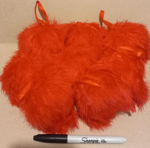 Buy & Sell Thatto Heath Saint Helens - Photos for 08 red feather Christmas tree baubles