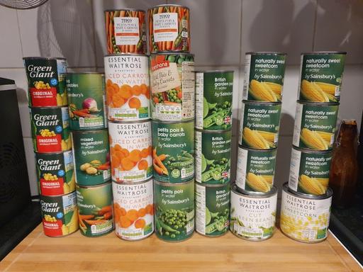 Buy & Sell Lower Sydenham South East London - Photos for 26 tins vegetables