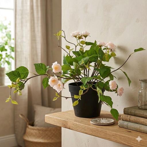 Buy & Sell Mickleover Derby - Photos for Artificial Potted Plant, Rose light pink 12cm