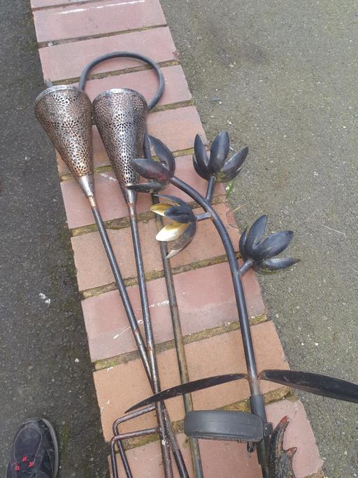 Buy & Sell Pensnett Dudley - Photos for Black Metal - Hook, Flowers, 2 Cones & Dragon