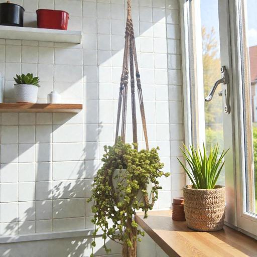 Buy & Sell Tottenham Hale North London - Photos for Macrame plant hanger and pot